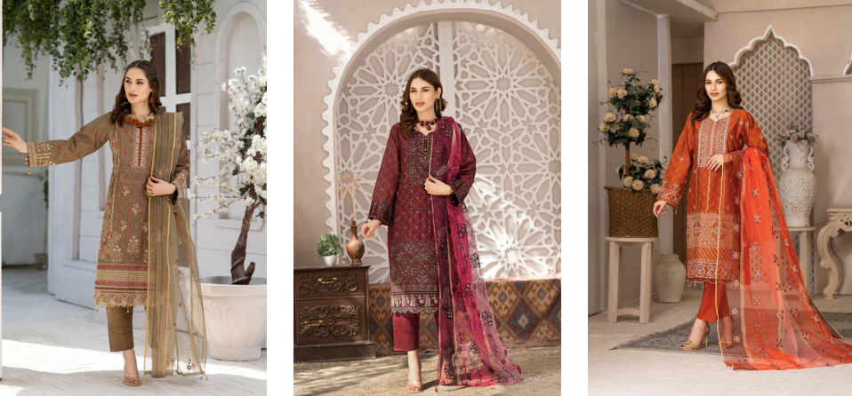 Dress Your Way Through This Season With Rujhan’s Unstitched Dress Collection