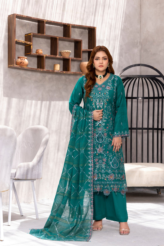 BEBAAK LUXURY JACQUARD WEDDING EDIT 3PC UNSTITCHED