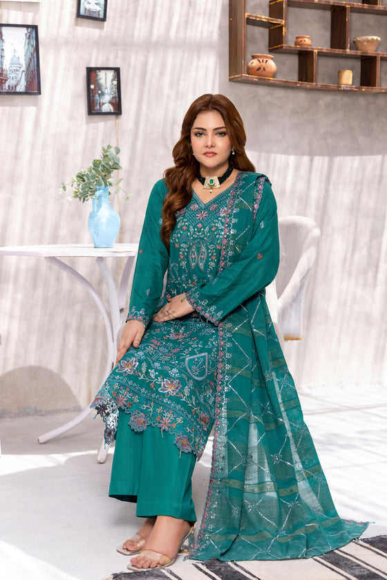 BEBAAK LUXURY JACQUARD WEDDING EDIT 3PC UNSTITCHED