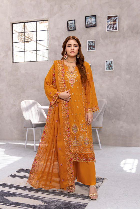 BEBAAK LUXURY JACQUARD WEDDING EDIT 3PC UNSTITCHED
