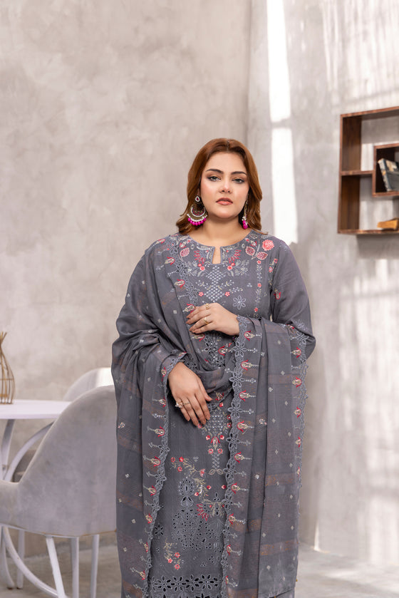 BEBAAK LUXURY JACQUARD WEDDING EDIT 3PC UNSTITCHED