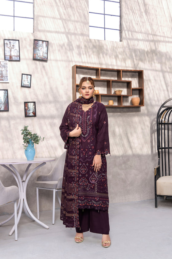 BEBAAK LUXURY JACQUARD WEDDING EDIT 3PC UNSTITCHED