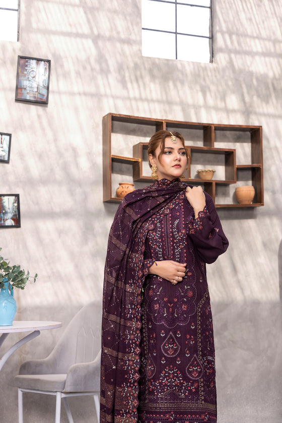 BEBAAK LUXURY JACQUARD WEDDING EDIT 3PC UNSTITCHED