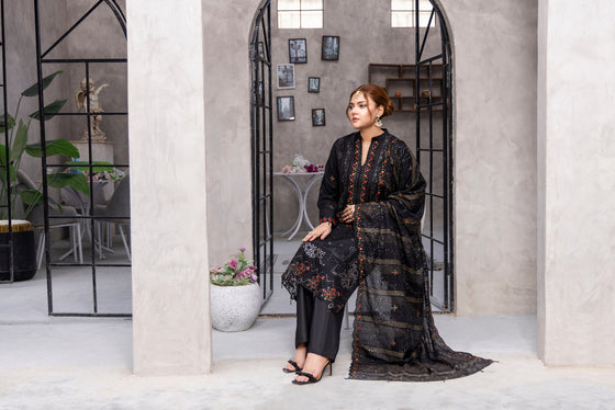 BEBAAK LUXURY JACQUARD WEDDING EDIT 3PC UNSTITCHED