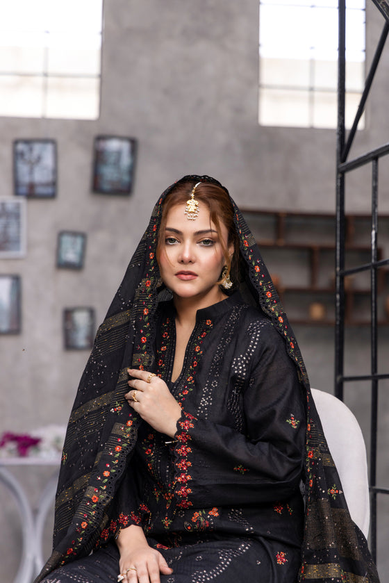 BEBAAK LUXURY JACQUARD WEDDING EDIT 3PC UNSTITCHED