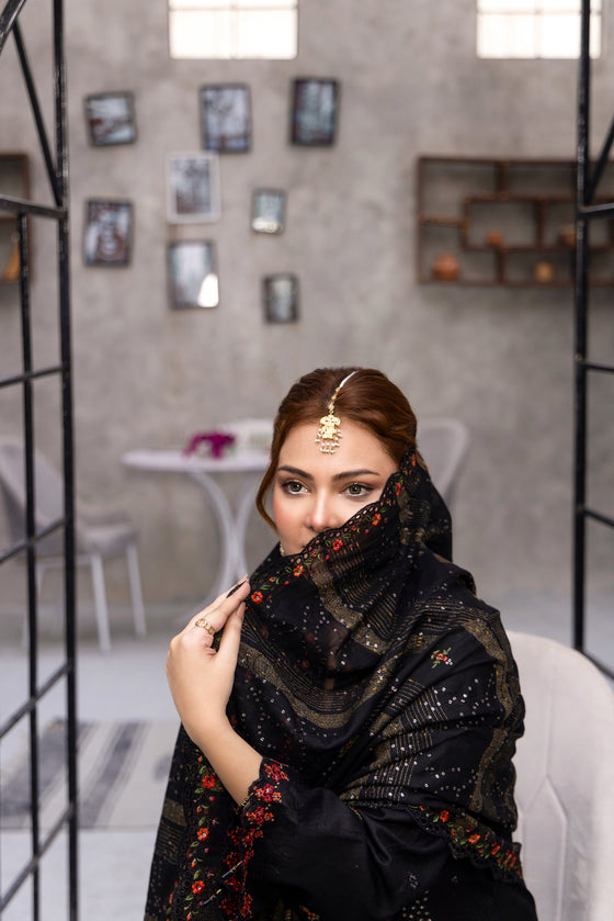 BEBAAK LUXURY JACQUARD WEDDING EDIT 3PC UNSTITCHED