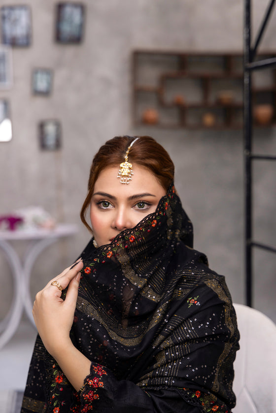 BEBAAK LUXURY JACQUARD WEDDING EDIT 3PC UNSTITCHED