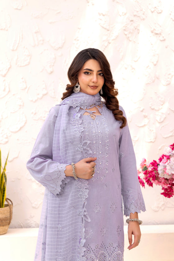 SIFARISH - LUXURY FANCY PEARL CHIKANKARI EDIT 3PC UNSTITCHED