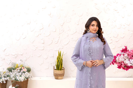 SIFARISH - LUXURY FANCY PEARL CHIKANKARI EDIT 3PC UNSTITCHED