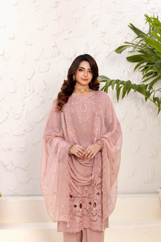 SIFARISH - LUXURY FANCY PEARL CHIKANKARI EDIT 3PC UNSTITCHED