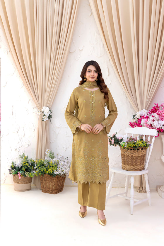 SIFARISH - LUXURY FANCY PEARL CHIKANKARI EDIT 3PC UNSTITCHED