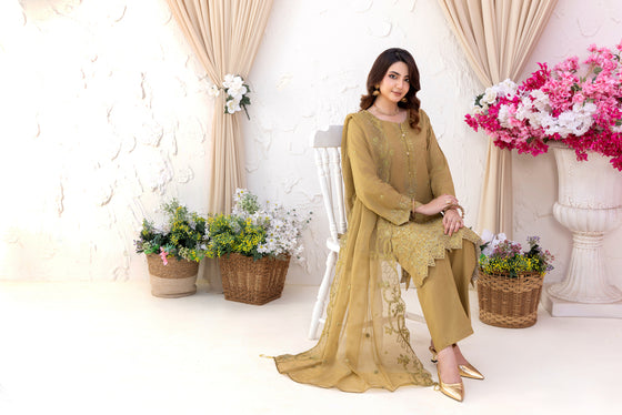 SIFARISH - LUXURY FANCY PEARL CHIKANKARI EDIT 3PC UNSTITCHED