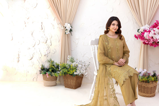 SIFARISH - LUXURY FANCY PEARL CHIKANKARI EDIT 3PC UNSTITCHED