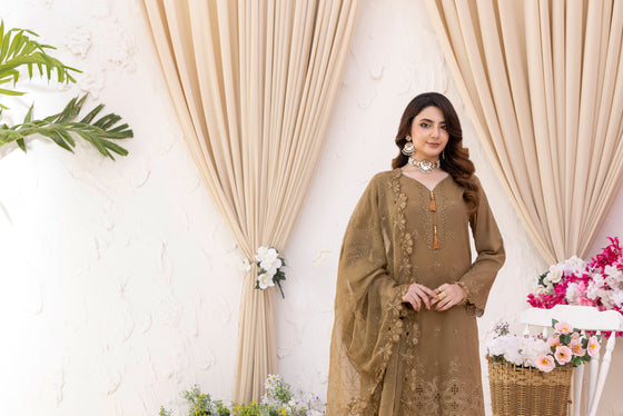 SIFARISH - LUXURY FANCY PEARL CHIKANKARI EDIT 3PC UNSTITCHED