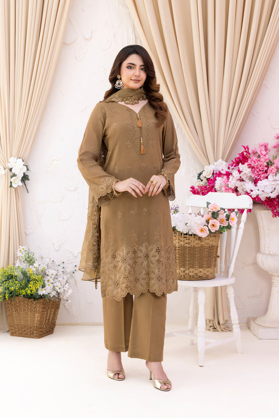 SIFARISH - LUXURY FANCY PEARL CHIKANKARI EDIT 3PC UNSTITCHED