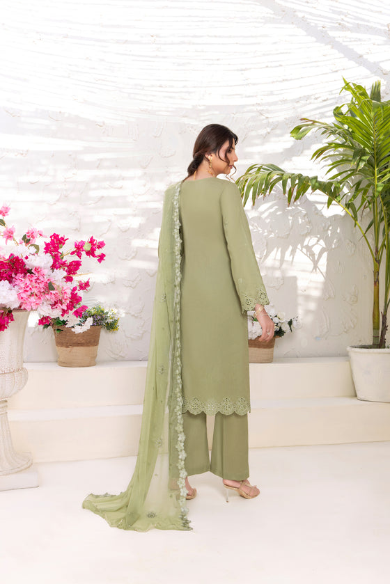 SIFARISH - LUXURY FANCY PEARL CHIKANKARI EDIT 3PC UNSTITCHED