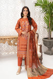 AFREEN - Unstitched-3Pc Embroidered Cotton Suit