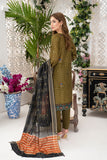 AFREEN - Unstitched-3Pc Embroidered Cotton Suit