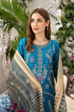 AFREEN - Unstitched-3Pc Embroidered Cotton Suit
