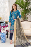 AFREEN - Unstitched-3Pc Embroidered Cotton Suit