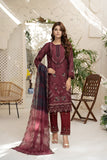 AIK ARZOO SPECIAL. Unstitched-3Pc Embroidered Cotton Suit