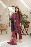 AIK ARZOO SPECIAL. Unstitched-3Pc Embroidered Cotton Suit