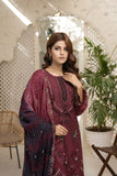 AIK ARZOO SPECIAL. Unstitched-3Pc Embroidered Cotton Suit