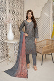 AIK ARZOO SPECIAL. Unstitched-3Pc Embroidered Cotton Suit