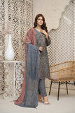AIK ARZOO SPECIAL. Unstitched-3Pc Embroidered Cotton Suit