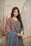 AIK ARZOO SPECIAL. Unstitched-3Pc Embroidered Cotton Suit