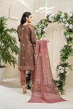 AIK ARZOO SPECIAL. Unstitched-3Pc Embroidered Cotton Suit