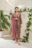 AIK ARZOO SPECIAL. Unstitched-3Pc Embroidered Cotton Suit