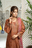 AIK ARZOO SPECIAL. Unstitched-3Pc Embroidered Cotton Suit