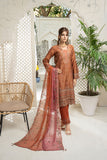 AIK ARZOO SPECIAL. Unstitched-3Pc Embroidered Cotton Suit