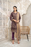 AIK ARZOO SPECIAL. Unstitched-3Pc Embroidered Cotton Suit