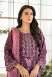 Unstitched-3Pc Embroidered Cotton Suit