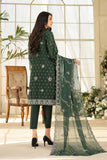 Unstitched-3Pc Embroidered Cotton Suit