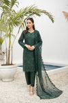 DILKASH -3pc Cotton Two Tune Embroidered suit