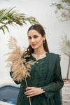 DILKASH -3pc Cotton Two Tune Embroidered suit