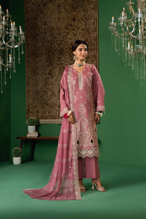 BLISS - LUXURY DESIGNER EDIT WITH MIRROR EXCLUSIVE WORK 3PC UNSTITCHED