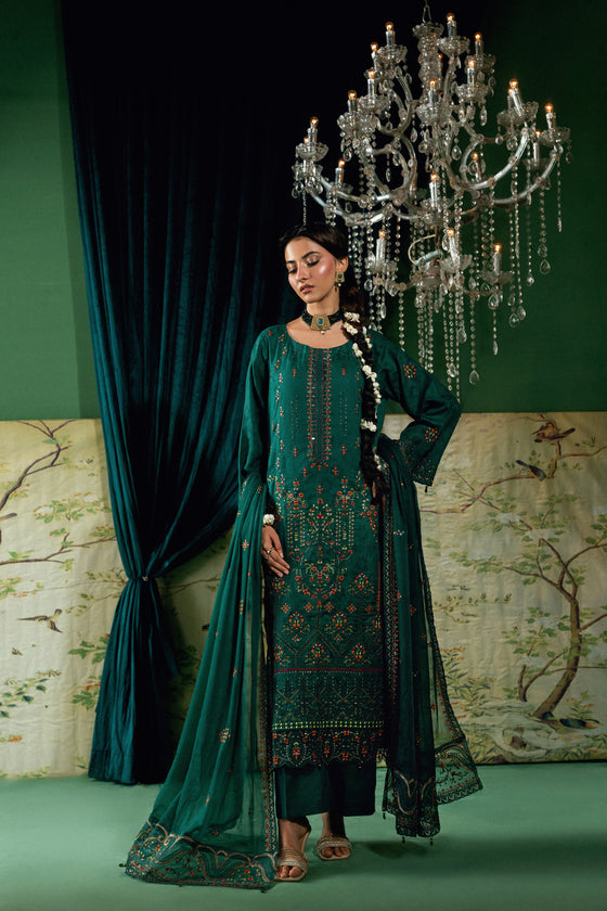 BLISS - LUXURY DESIGNER EDIT WITH MIRROR EXCLUSIVE WORK 3PC UNSTITCHED