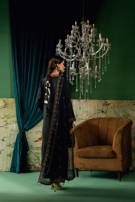 BLISS - LUXURY DESIGNER EDIT WITH MIRROR EXCLUSIVE WORK 3PC UNSTITCHED