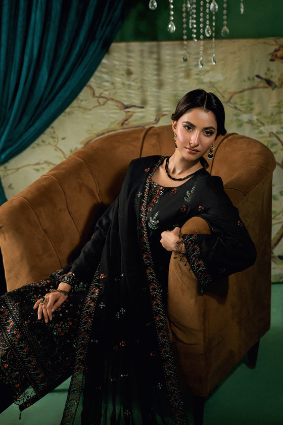 BLISS - LUXURY DESIGNER EDIT WITH MIRROR EXCLUSIVE WORK 3PC UNSTITCHED