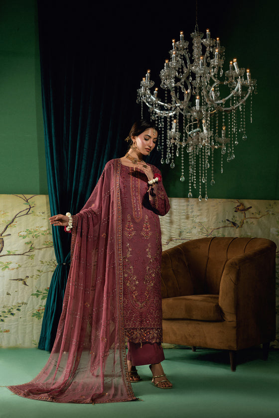 BLISS - LUXURY DESIGNER EDIT WITH MIRROR EXCLUSIVE WORK 3PC UNSTITCHED