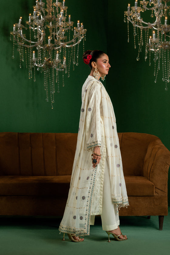 BLISS - LUXURY DESIGNER EDIT WITH MIRROR EXCLUSIVE WORK 3PC UNSTITCHED