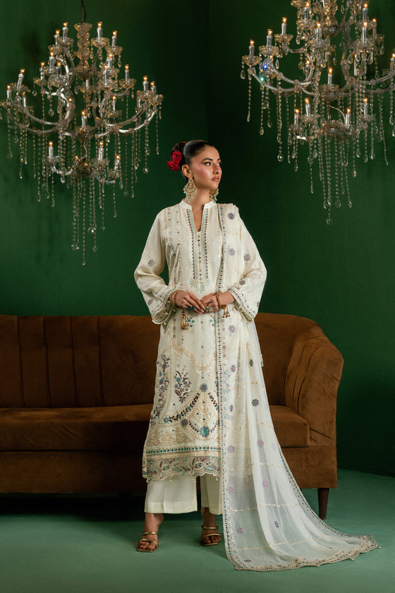 BLISS - LUXURY DESIGNER EDIT WITH MIRROR EXCLUSIVE WORK 3PC UNSTITCHED