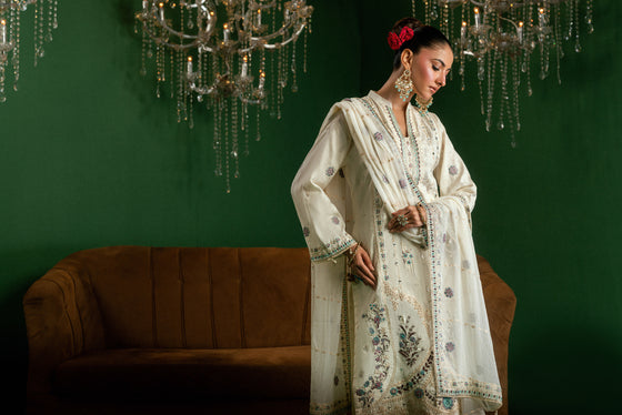 BLISS - LUXURY DESIGNER EDIT WITH MIRROR EXCLUSIVE WORK 3PC UNSTITCHED