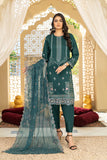 GHAZAL-Unstitched-3Pc Cotton Embroidered Suit