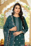 GHAZAL-Unstitched-3Pc Cotton Embroidered Suit