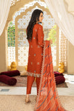 GHAZAL-Unstitched-3Pc Cotton Embroidered Suit